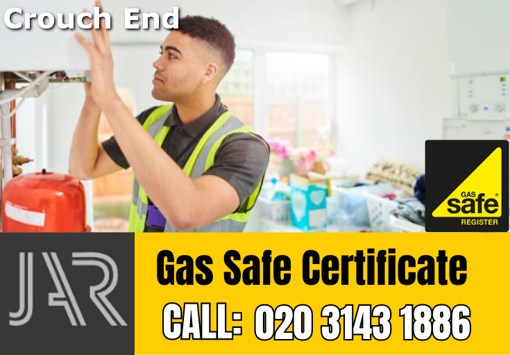 gas safe certificate Crouch End